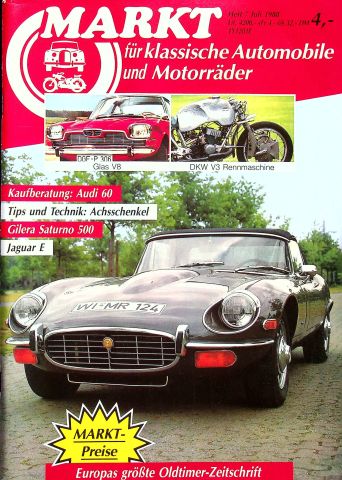 Deckblatt Oldtimer Markt (07/1988)